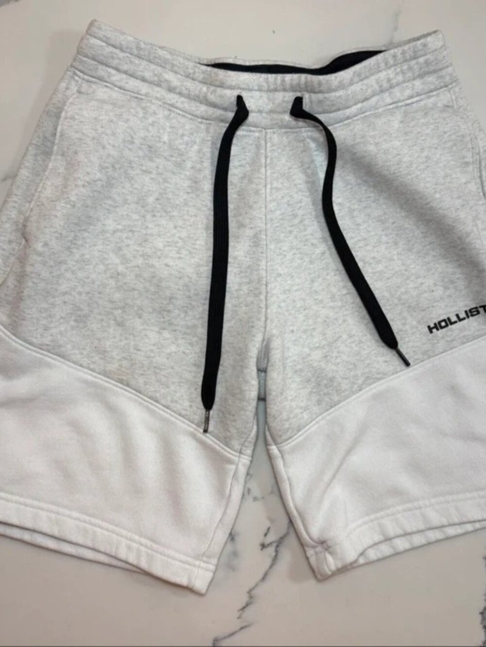 Hollister Fleece Colorblock Drawstring Shorts XS